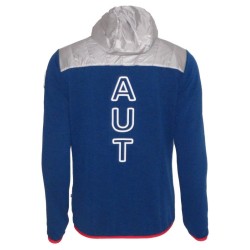 Löffler hommes veste avec capuche Team Austria Hybrid Functional ÖSV grises - eau profonde